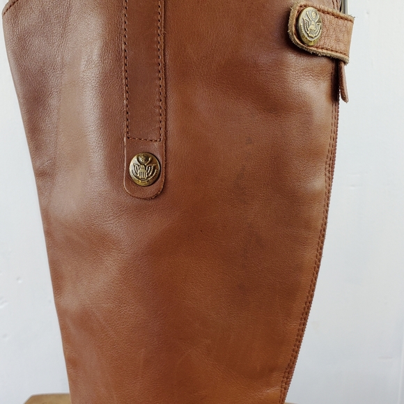 LAST CHANCE OFF* Sam Edelman Riding Equestrian Leather Knee High Boots Sz 7M - Picture 11 of 14